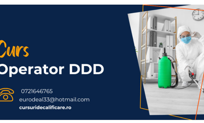 Curs Operator DDD – Oportunitate de Carieră într-un Domeniu Esențial pentru Sănătatea Publică