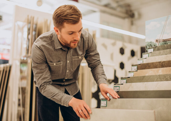 Texturi și contraste – cum să combini gresia și faianța pentru un decor echilibrat