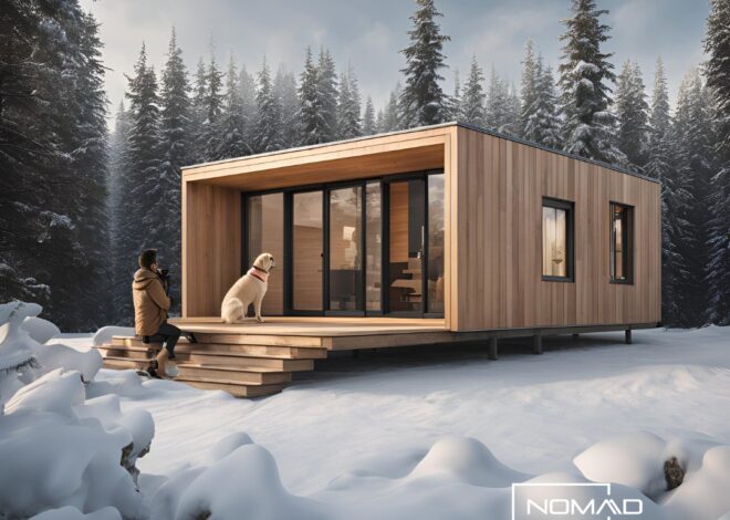 Termostat exterior Lemn pentru case modulare