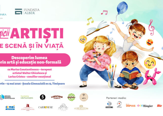 După aproape trei luni de ateliere non-formale, copiii au transformat prin muzică atmosfera dintr-un cămin de vârstnici din Timișoara