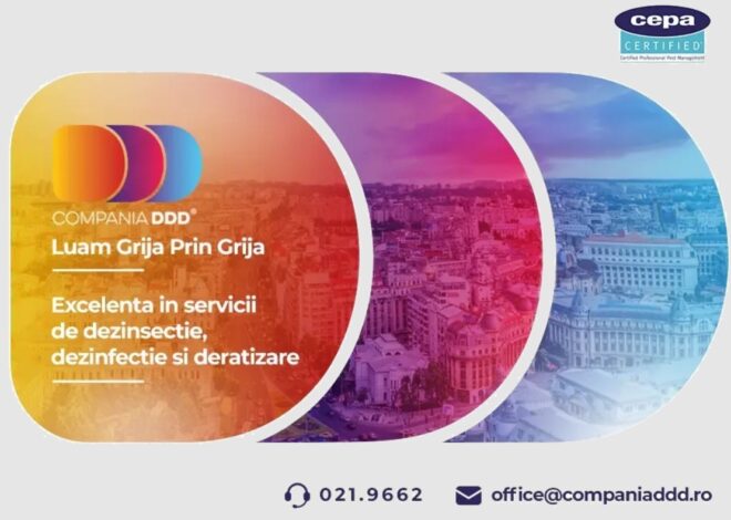 Compania DDD® – Ghid complet despre serviciile DDD în România