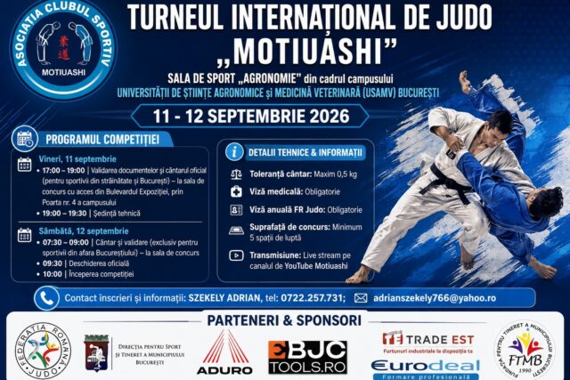 Aproximativ 800 de tineri judoka din patru tari la turneul i — MEDANET
